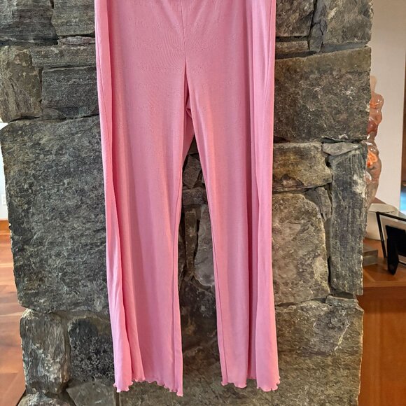 HELLO KITTY WIDE LEG LOUNGE PANTS PJ PANTS - SIZE L NWOT - Picture 2 of 5